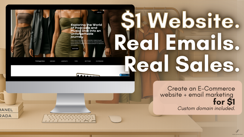 ONE DOLLAR Online Store & Email List Full Tutorial